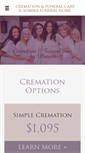 Mobile Screenshot of cremationfuneralcare.com