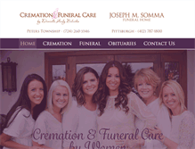 Tablet Screenshot of cremationfuneralcare.com